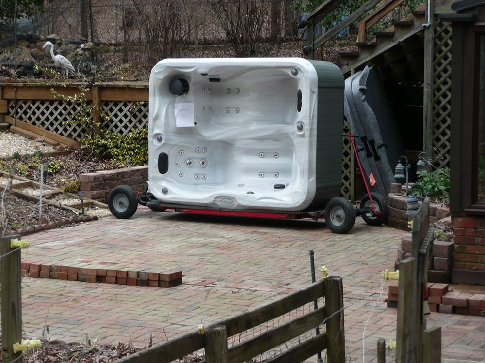 Is It Safe to Move a Hot Tub on Its Side?